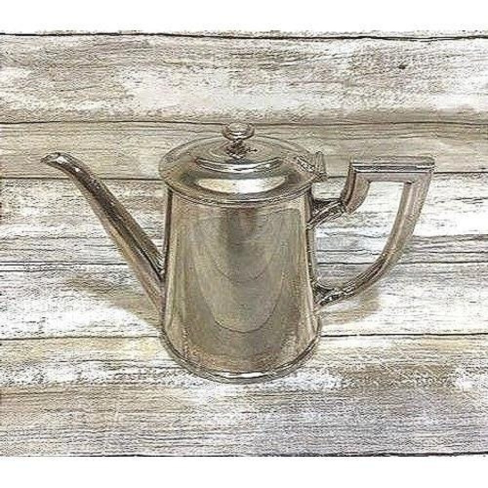 Vintage Fracalanza Brazilian‎ Silver-Plated Tea Pot 310 / 31080
